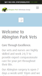 Mobile Screenshot of abingtonvets.co.uk